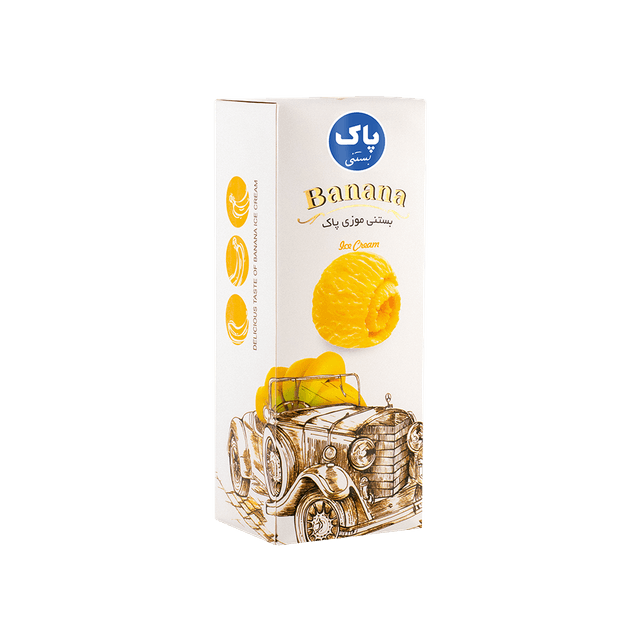 بستنی یک لیتری موزی 500 گرم