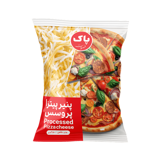 پنیر پیتزا پروسس 500 گرم ، پاک آرا