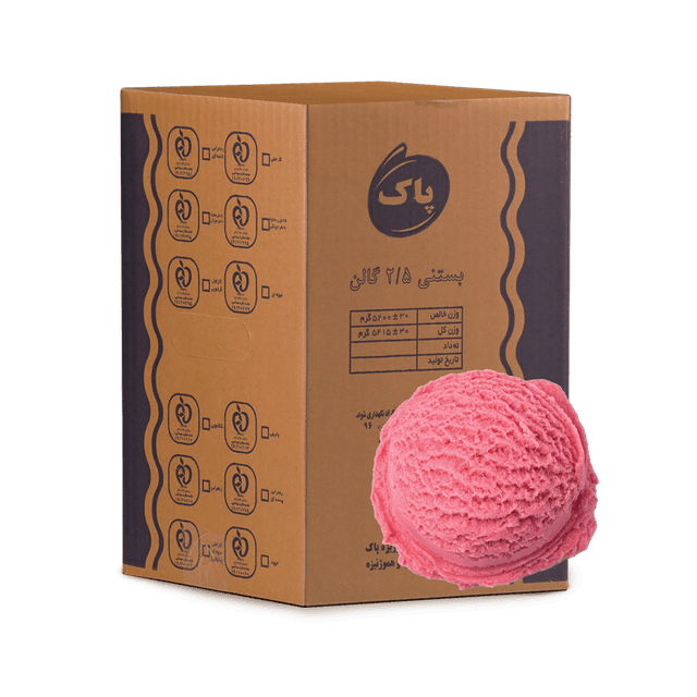 بستنی   2/5 گالن توت فرنگی  5200 گرم