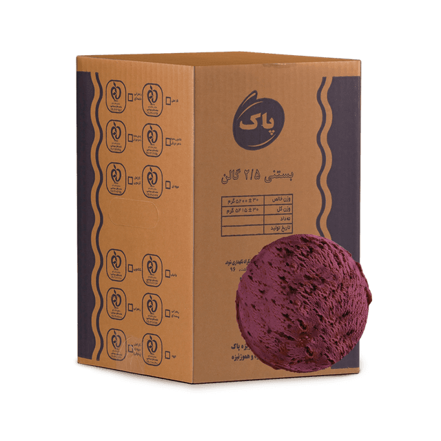 بستنی   2.5 گالن شاتوتی   5200 گرم