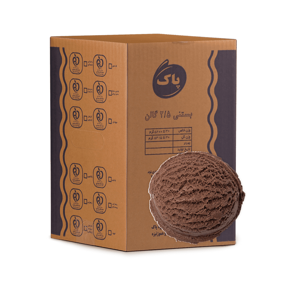 بستنی   2/5گالن شکلاتی  5200گرم