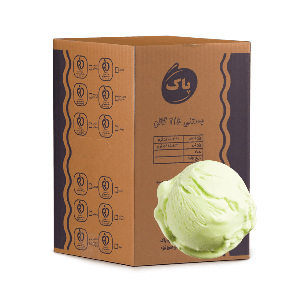 بستنی   2/5 گالن طالبی  5200 گرم