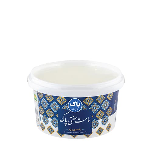 ماست   سنتی گرد لیوانی 900گرم ، پاک آرا