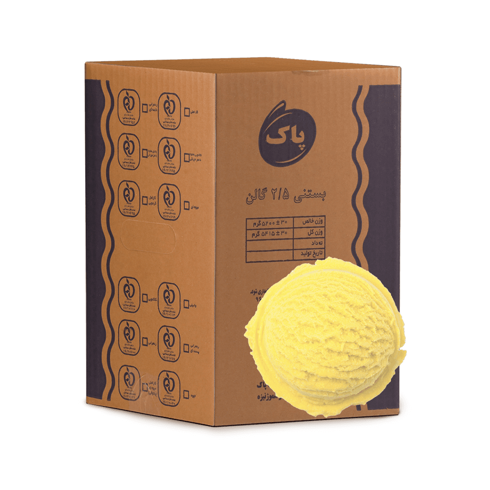 بستنی   2/5 گالن موزی  5200 گرم