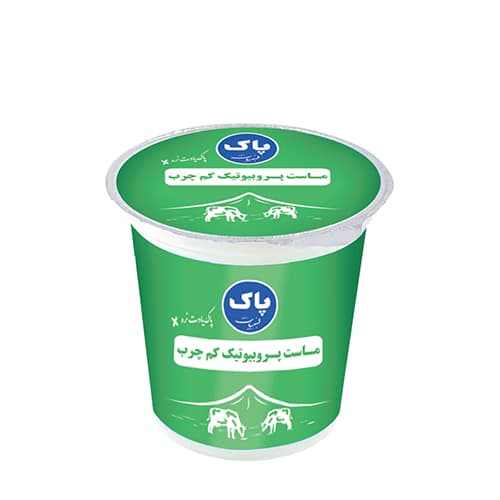 ماست   کم چرب پروبیوتیک  750گرم ، پاک