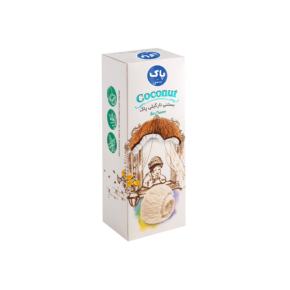 بستنی یک لیتری نارگیل 500 گرم