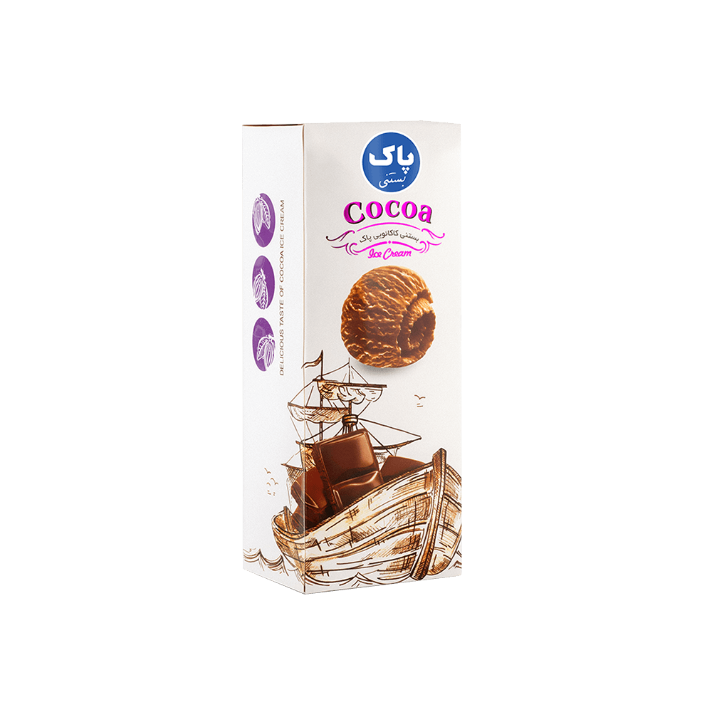 بستنی یک لیتری شکلات 500گرم