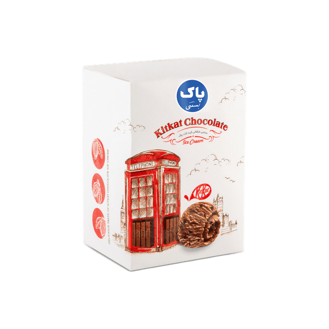 بستنی دو لیتری کیت کت 1000 گرم