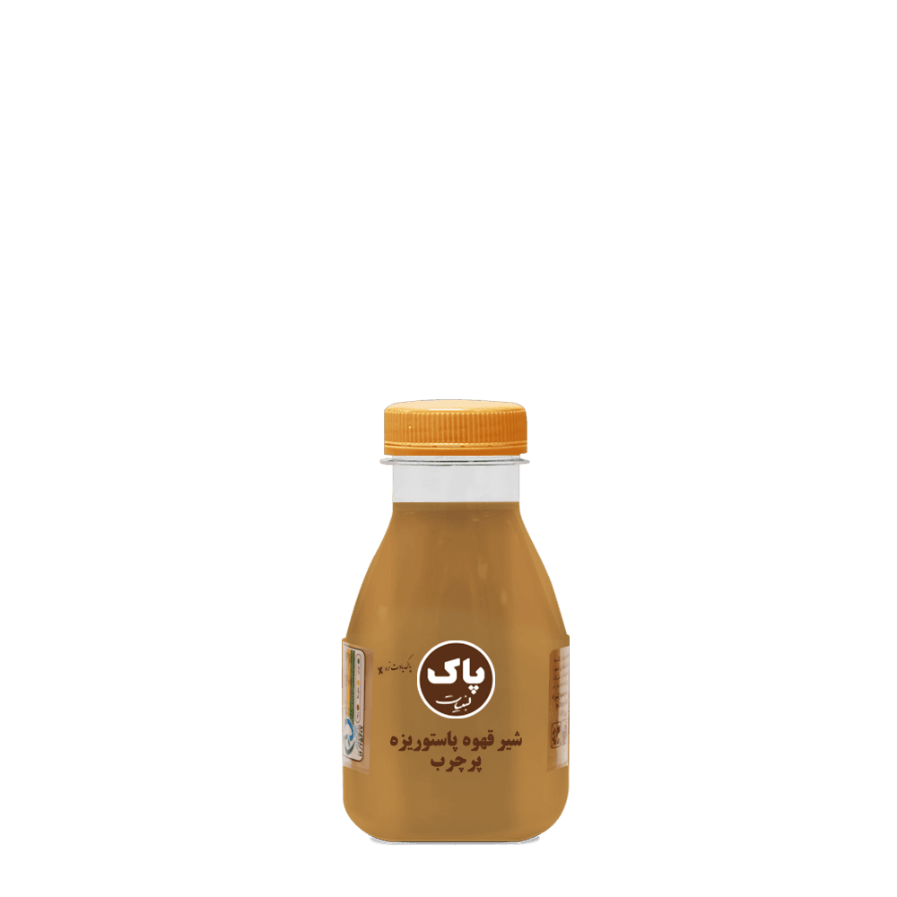 شیر پاستوریزه قهوه پرچرب بطری 250سی سی