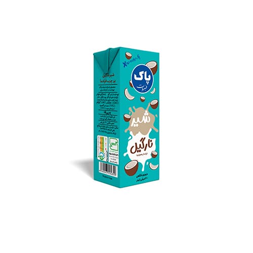 شیر استریل نارگیل 200 سی سی ، پاکسار