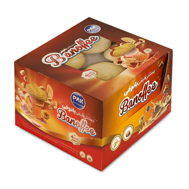 بستنی قیفی جعبه ای بانوفی 90 گرم