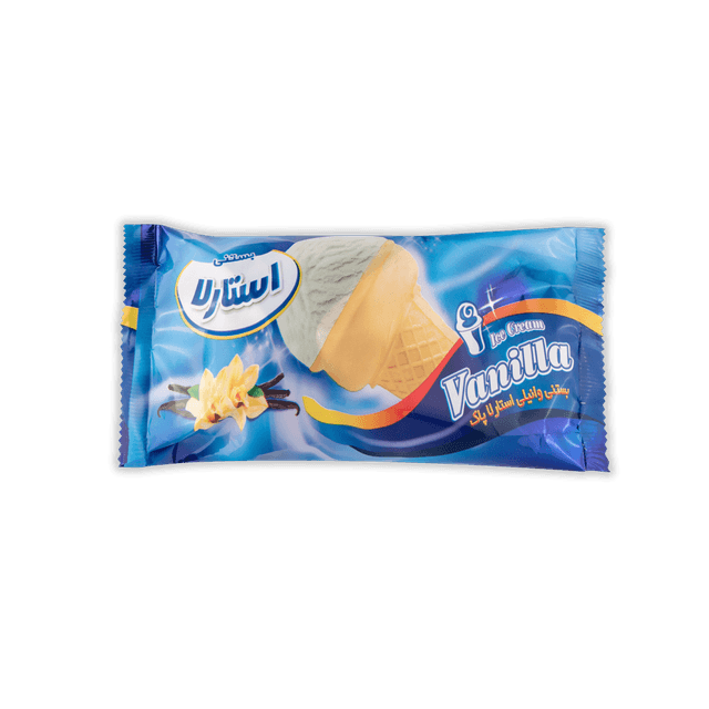بستنی قیفی وانیلی استارلا 65گرم
