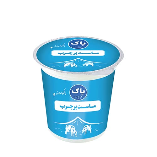 ماست پرچرب لیوانی 750گرم ، پاک