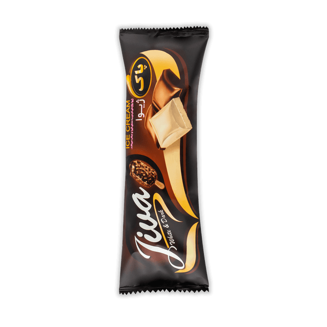 بستنی چوبی شکلات سفید و تلخ (ژیوا) 85 گرم