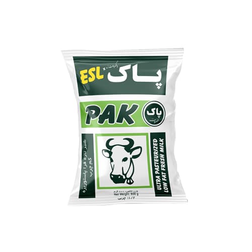 شیر فرا پاستوریزه (ESL) کم چرب نایلون 800گرم